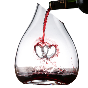 <span class=keywords><strong>Carafe</strong></span> à <span class=keywords><strong>vin</strong></span> rouge transparente en forme de cœur élégante pour les amateurs de <span class=keywords><strong>vin</strong></span> - Product Image 1