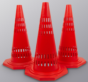 PE Hollowed-out Windproof Safety <strong>Cone</strong> Reflective Parking Post <strong>Warning</strong> <strong>Cone</strong> Reflective Triangular <strong>Cone</strong> <strong>Warning</strong> Roadblock - Product Image 4