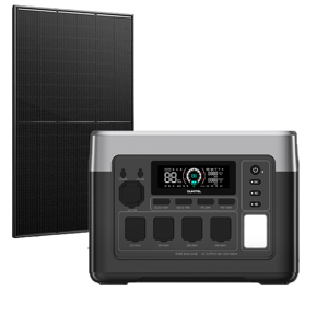 Generador Portátil de Emergencia de Alta Capacidad 1536Wh 1800W con Panel Solar LiFePO4 MPPT, Onda Sinusoidal Pura, Linterna y Tipo C - Product Image 1