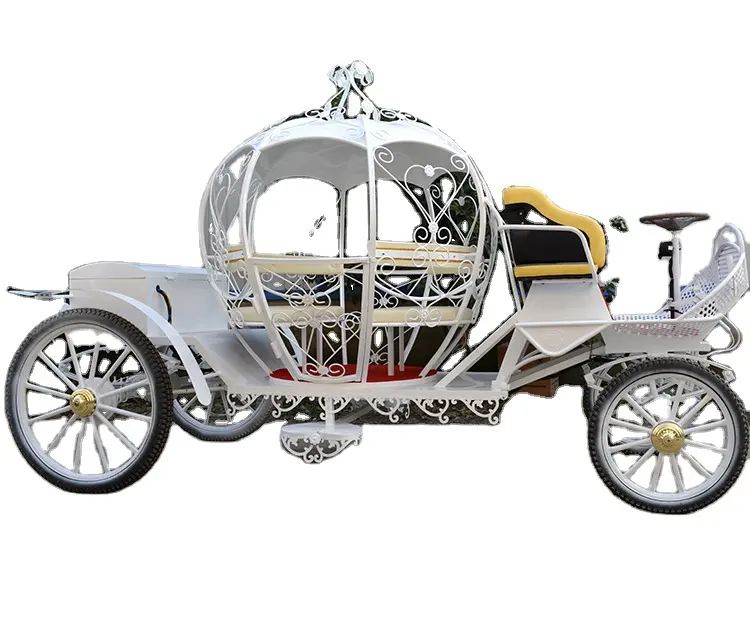 चीन की आपूर्ति नई उत्पाद क्रिसमस गाड़ी/सुंदर सिंड्रेला कद्दू घोड़ा गाड़ी {ZD-PC35}