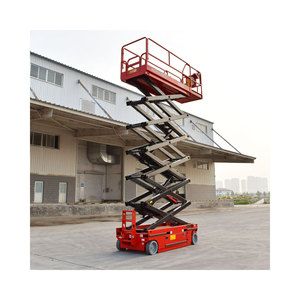 Tự hành đầy đủ điện Scissor Lift người đàn ông Nâng Thủy Lực thang máy Nâng Nền tảng - Product Image 4
