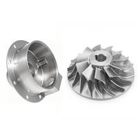 Kit de roue et de boîtier de compresseur turbo en aluminium 6061 usiné CNC sur mesure, service d'usinage CNC de précision