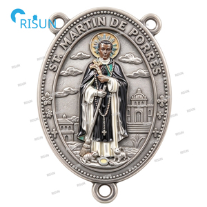 Collar con Colgante <span class=keywords><strong>de</strong></span> Medalla <span class=keywords><strong>de</strong></span> San Martín <span class=keywords><strong>de</strong></span> Porres, Centro <span class=keywords><strong>de</strong></span> Rosario Católico Religioso, Medalla Personalizada <span class=keywords><strong>de</strong></span> San Martín <span class=keywords><strong>de</strong></span> Porres - Product Image 4