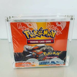High quality customized acrylic display case for pokemon booster box