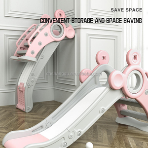 VSUCH, parque <span class=keywords><strong>infantil</strong></span> portátil para interiores, sala de juegos, Tobogán de dibujos animados para uso doméstico, juego de seguridad de PE para niños, parque de trampolín, diversión para bebés y niños - Product Image 4