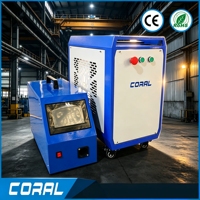 Mesin Las Serat Laser Industri 2000W Portabel untuk Pengelasan Logam dengan Fungsi Pembersihan Laser untuk Baja Tahan Karat