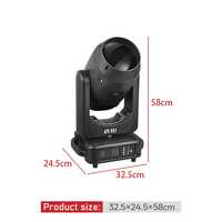 L300B 350W Sharpy Beam, Equipo de Iluminación Profesional para Discotecas y Escenarios, Luz de Haz DMX con Estuche de Transporte Disponible