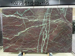 Dalles de quartzite violet <span class=keywords><strong>du</strong></span> <span class=keywords><strong>Moulin</strong></span> <span class=keywords><strong>Rouge</strong></span> polies par veines vertes de pierre <span class=keywords><strong>rouge</strong></span> pourpre naturelle de luxe pour le mur moderne de plancher de barre d'île de table - Product Image 4