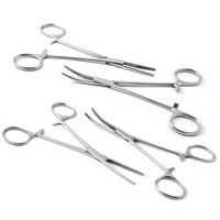 Pinces chirurgicales Kelly à verrouillage de précision 5,5 pouces en acier inoxydable