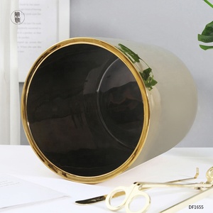 Vela con logo en relieve de cera de soja, recipiente para hacer velas extra grande, dorado, galvanizado - Product Image 6