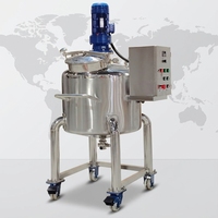 Machines de fabrication de savon liquide sur mesure 50L 100L 150L avec cuve de mélange chauffée et agitateur pour shampoing