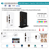 Expositor de Metal Personalizado Profesional para Mostrador de Tienda, con Cerradura para Puerta, Solución para Comercios Minoristas
