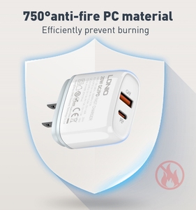 Adaptateur mural intelligent pour téléphone portable LDNIO Q229, plusieurs ports 5V 3A, charge rapide 3.0, <span class=keywords><strong>USB</strong></span> C 20W, charge rapide <span class=keywords><strong>multi</strong></span>-ports <span class=keywords><strong>USB</strong></span> PD - Product Image 2