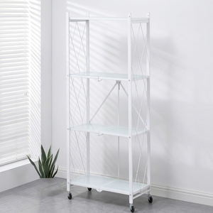 Estante de Almacenamiento para <span class=keywords><strong>CD</strong></span> con Marco Metálico de Alta Calidad, con Asiento, 4 Estantes, Diseño Moderno para Muebles de Sala de Estar - Product Image 6