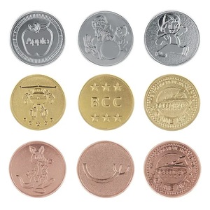 Vendita all'ingrosso gettone in acciaio inossidabile metallo personalizzato gettone gioco Arcade smalto oro argento 3D in lega di zinco metallo collezione <span class=keywords><strong>Vintage</strong></span> - Product Image 3