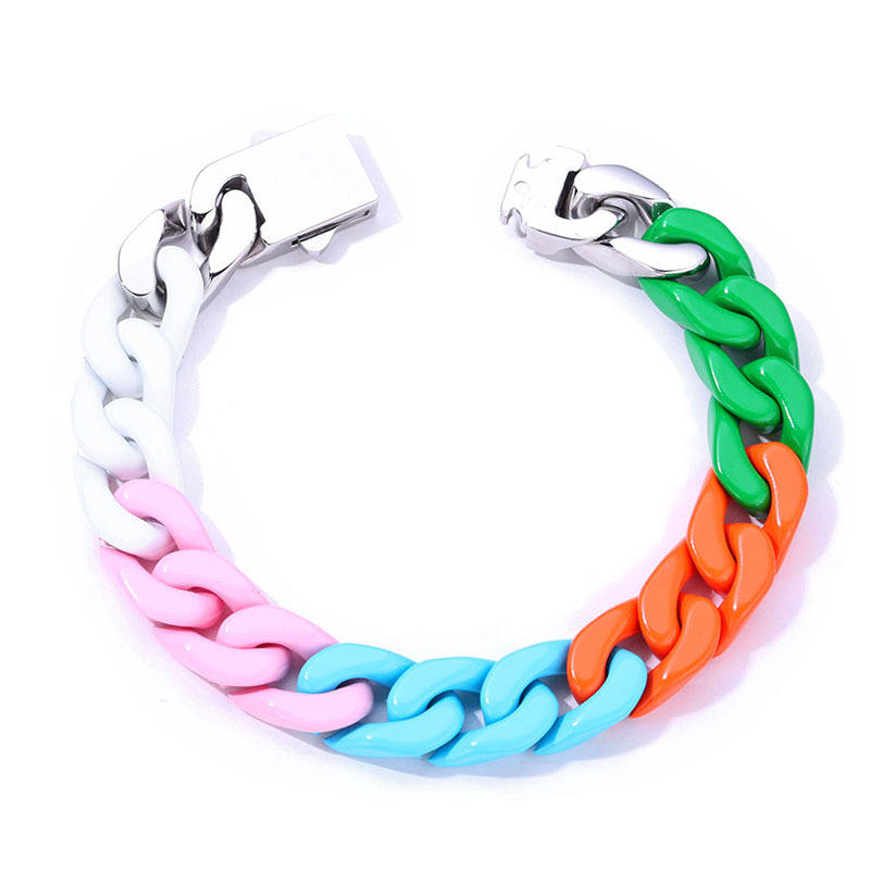Five-color patchwork bracelet 1