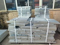 Grille en acier galvanisé pour revêtement de sol de plateforme