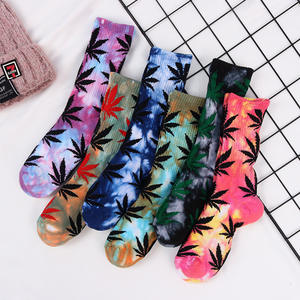 Fantasy Color Dye Sublimated Universe 3D Tie Dye Sublimation <span class=keywords><strong>Calcetines</strong></span> - Product Image 3