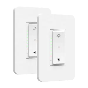 ETL WIFI Version 15A US Standard Smart WIFI Switch Wall Electric Smart Switch WIFI Dimmer Switch For Light