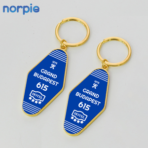 Đôi bên in ấn khách sạn Keychain hình thoi số cổ điển motel <span class=keywords><strong>Key</strong></span> tag thăng hoa hai mặt trống khách sạn Keychain - Product Image 5