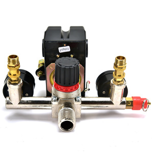 Contrôleur de pressostat Pbance G1/2 100 psi pour compresseur d'air avec manomètre et valve - Product Image 4