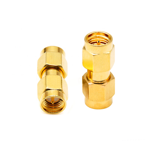 Adaptateur RF SMA-<span class=keywords><strong>JJ</strong></span> 50Ω, connecteur coaxial SMA mâle-mâle, adaptateur coaxial RF, directement de l'usine - Product Image 1