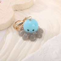 Porte-clés Pieuvre Mignonne Lumineuse en Acrylique, Breloque de Sac Esthétique, Pendentif de Sac à Dos, Mini Cadeau pour Couples et Filles