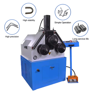 Dobladora de Tubos de 3 Rodillos, Máquina de Perfilado de Metales, Dobladora de Perfiles, Perfiladora R - Product Image 2