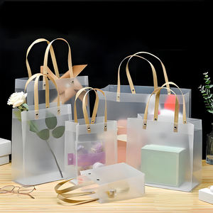 彩色印刷 PP 手提袋，可重复使用的塑料购物袋和礼品袋，用于饮料零售包装，批发 - Product Image 6