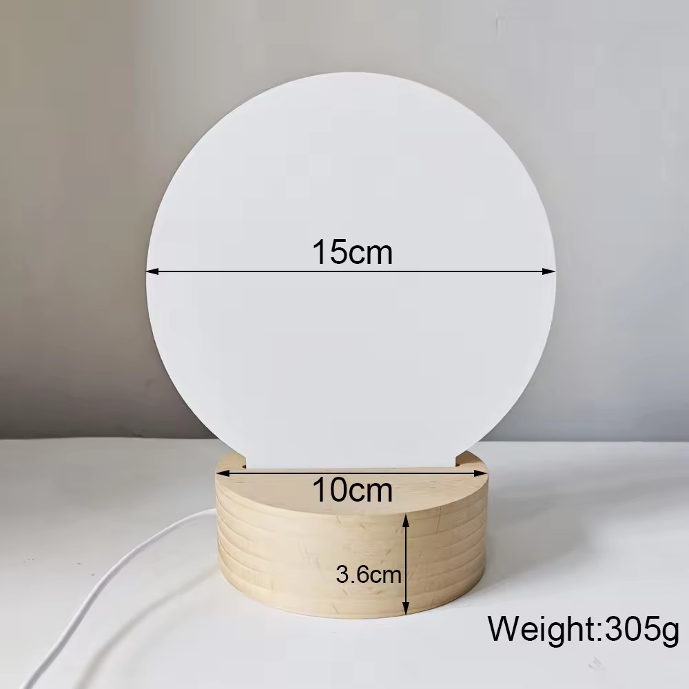 Rond blanc 150*150mm