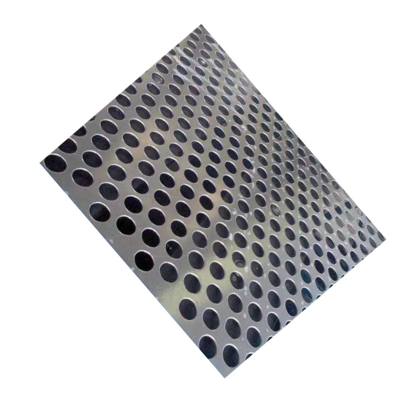 Chapa de aço inoxidável perfurada de alta qualidade 316 304 chapa de malha de metal perfurada para a indústria e decoração