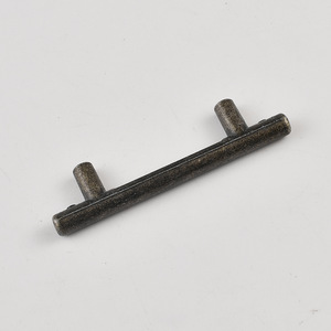 B-380 Zinc Alloy Drawer Handle Bronze Bar Style <b>Rustic</b> Design 40mm Hole Spacing Durable <b>Cabinet</b> Pull - Product Image 2
