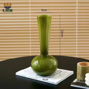 Personalizzato avanzato stile europeo verde oliva da salotto tavolo <span class=keywords><strong>vaso</strong></span> di vetro fiore <span class=keywords><strong>per</strong></span> la decorazione della casa <span class=keywords><strong>vaso</strong></span> di cristallo - Product Image 5