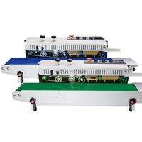 Machine de scellage automatique continue FKJX FKR-900, scelleuse thermique industrielle commerciale de petite taille pour plastique