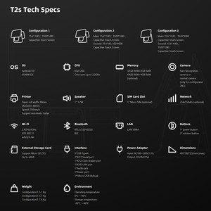 Terminal de Punto de Venta Sunmi T2s con Sistema Android 9.0, Pantalla Táctil Dual de 15.6'', Todo en Uno para Restaurantes y Comercios, <span class=keywords><strong>Caja</strong></span> <span class=keywords><strong>Registradora</strong></span> - Product Image 6