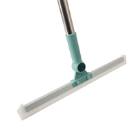 Racloir en silicone réglable de 50cm pour nettoyer les vitres, raclette, essuie-glace, poignée en plastique pour nettoyer les sols, les portes en verre, les carreaux et les murs en acier PP