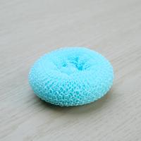 Boules à récurer en maille de nylon PP anti-rayures, lot de 3, réutilisables, pour nettoyer la graisse des casseroles, poêles antiadhésives et vaisselle domestique