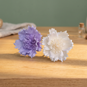 Best Selling 12CM Handmade Artificial Sola Wood Flowers White Environmental Friendly Indoor Wedding Decor Dried <b>Reed</b> <b>Diffuser</b> - Product Image 3