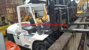 รถยกดีเซล FD100 10ตัน TCM รถยกพาเลทเครื่องยนต์อีซูซุญี่ปุ่นสำหรับขนส่งรถยกสันดาปภายใน - Product Image 4