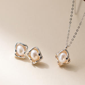 Collar de Plata de Ley S925 con Doble Capa de Perlas y Diseño de Espina de Serpiente, Estilo Coreano Minimalista, Accesorio de Moda para el Día a Día Y01142 - Product Image 2