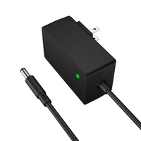 Transformateur adaptateur ca/cc certifié EU UK US 12V 2A adaptateur d'alimentation avec sortie 5V 2A connexion enfichable entrée 100-240V