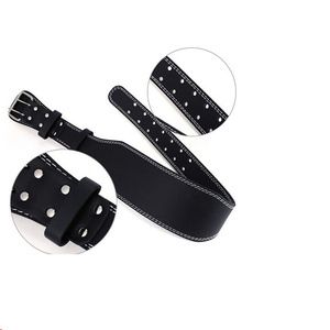 <span class=keywords><strong>Cinturón</strong></span> de levantamiento de pesas de cuero Pu clásico, soporte <span class=keywords><strong>Lumbar</strong></span> acolchado para la espalda, <span class=keywords><strong>cinturón</strong></span> de <span class=keywords><strong>gimnasio</strong></span> de cuero para levantamiento de pesas - Product Image 5