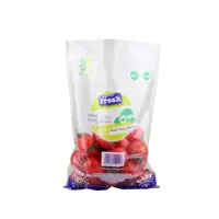 कस्टम मुद्रित लोगो फ्लैट OPP/पीपी ताजा सब्जी फल के लिए पॉलीथीन माइक्रो छिद्रित प्लास्टिक बैग पैकेजिंग