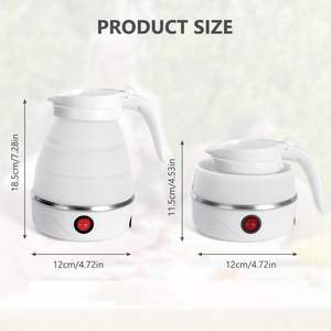 Bouilloire pliable, bouilloire électrique de voyage, mini bouilloire portable, bouilloire de voyage avec arrêt automatique. - Product Image 4