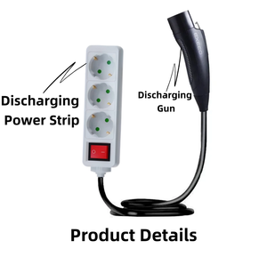 Nuevo Conector de Descarga CA Tipo 2 Estándar Europeo V2L Enchufable para Suministro de Energía de Emergencia en Campo y Hogar, Multi-escenario - Product Image 2