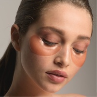 Patchs Oculaires Dorés au Gel Rose et au Collagène, Masque Hydrogel Anti-Poches et Anti-Cernes