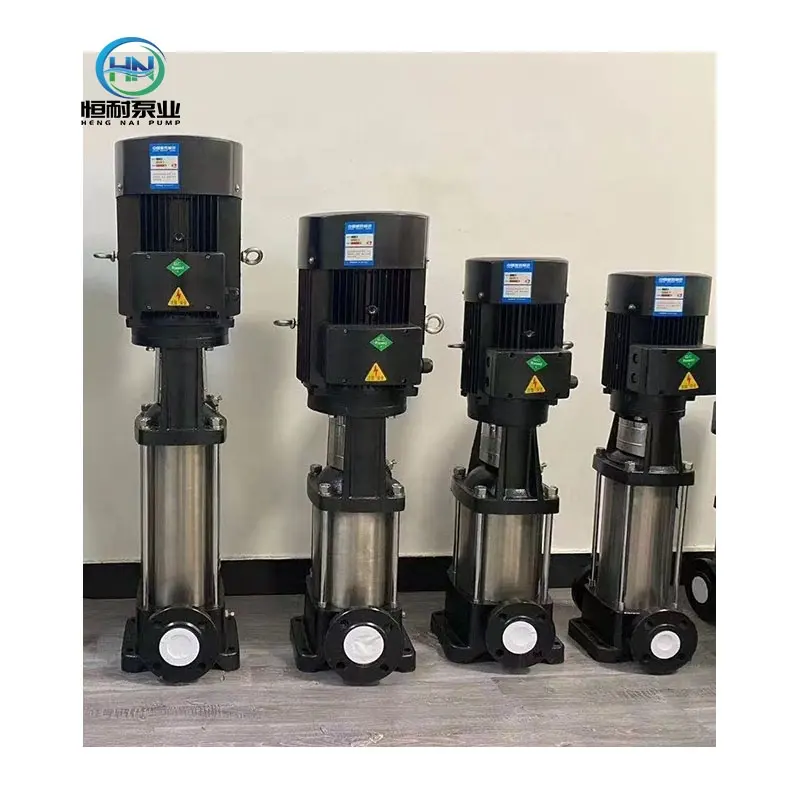 Pompa per conduttura di alimentazione idrica ad alta pressione pompa ad acqua sommergibile multistadio 1.5 kw pompa centrifuga verticale multistadio