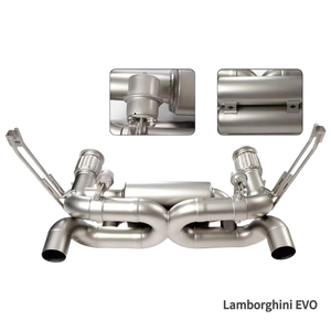 Lamborghini Huracan EVO Valved egzoz sistemi için Contach yüksek performanslı paslanmaz çelik egzoz - Product Image 4