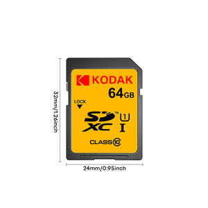 Kodak Original Drone Camera Carte Sd <b>128gb</b> 64gb U1 80Mb/s Read Speed Camera <b>Memory</b> <b>card</b> - Product Image 6