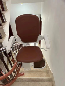 Elevador de Escaleras Eléctrico <span class=keywords><strong>con</strong></span> Riel Curvo, Capacidad de Carga de 120 kg, para el Hogar, para Villas, Escaleras de Múltiples Vuelcos, <span class=keywords><strong>con</strong></span> Control Remoto Inalámbrico - Product Image 4